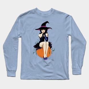 Pumpkin Witch Long Sleeve T-Shirt